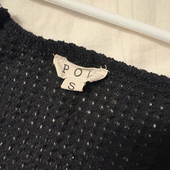 POL Wheat Bread Deep V-Neck Tank Top Black Size Small - Picture 7 of 7